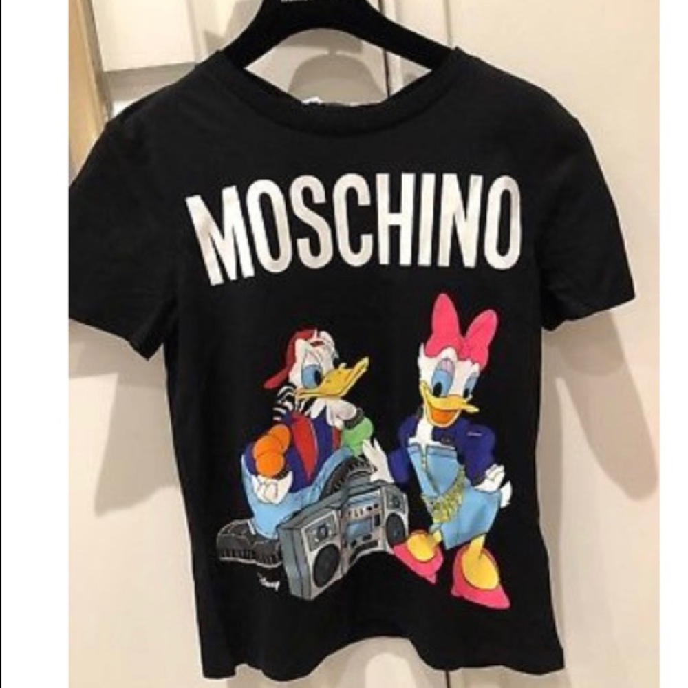 Donald Duck Moschino x H&M Tee-Shirt Size M